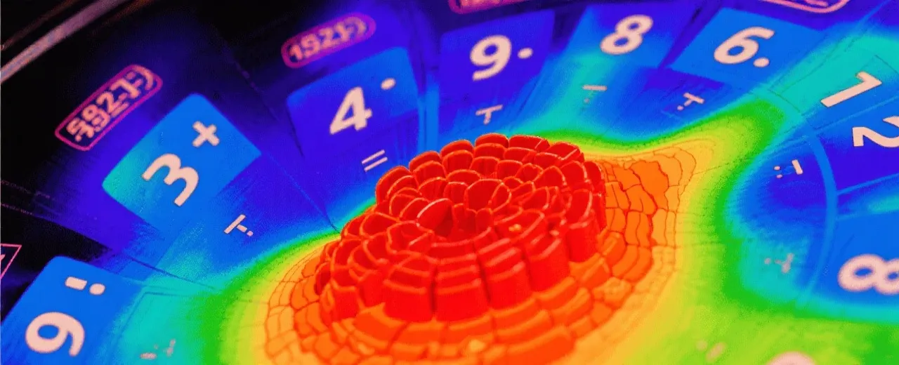 号码冷热分布示意图